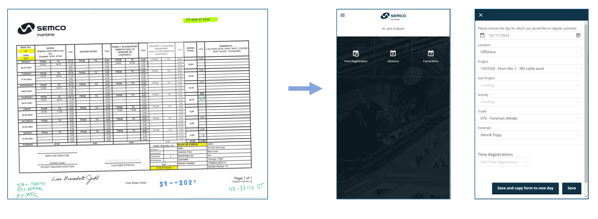 NORWAY TIME APP PROJECT